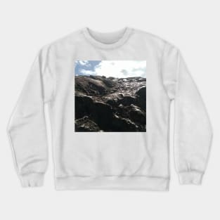 Rock formation reaching out to the sky Crewneck Sweatshirt